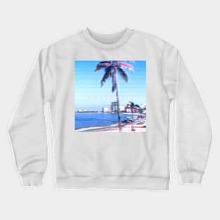 aesthetic palm Puerto Vallarta VHS Crewneck Sweatshirt